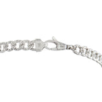 Gucci 18K White Gold Diamond and Aquamarine Lion Bracelet
