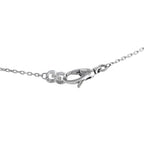 Gucci Blind for Love 18K White Gold 0.45ct Diamond Script Necklace