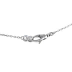 GucciBlind for Love 18K White Gold 0.45ct Diamond Script Necklace