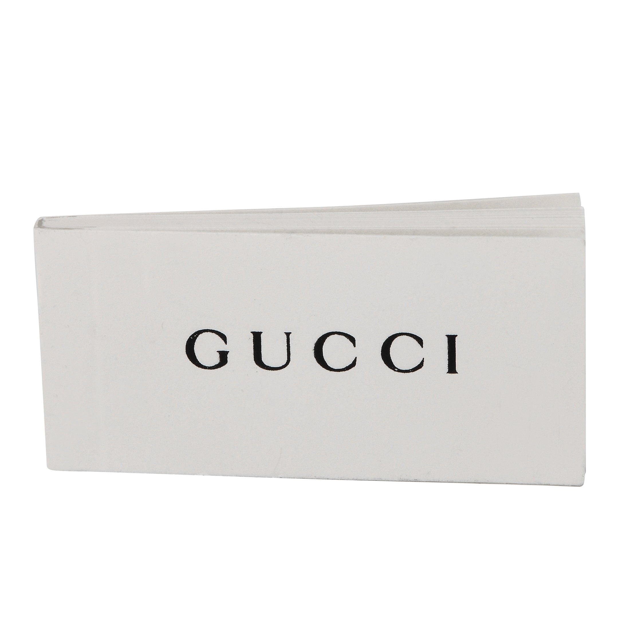 Gucci Blind for Love 18K White Gold 0.45ct Diamond Script Necklace