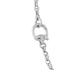 Gucci Horsebit 18K White Gold 1.50ct Diamond Necklace