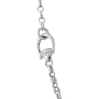 Gucci Horsebit 18K White Gold 1.50ct Diamond Necklace