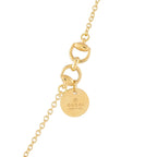 Gucci Horsebit 18K Yellow Gold Smoky Quartz Necklace