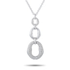 GUCCI Bamboo 18K White Gold 1.80ct Diamond Pendant