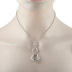 Gucci Bamboo 18K White Gold 1.80ct Diamond Pendant