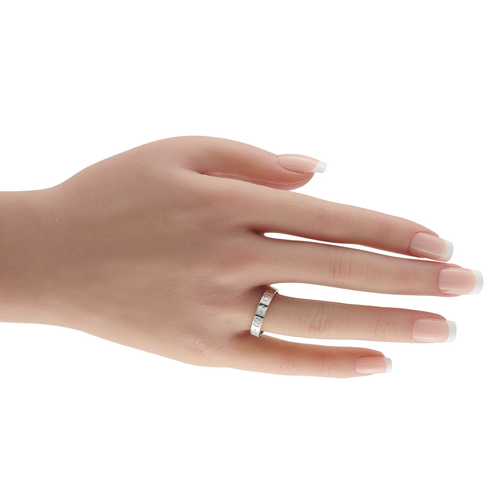 GucciIcon 18K White Gold Ring