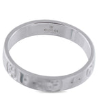 GucciIcon 18K White Gold Ring