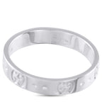 GucciIcon 18K White Gold Ring