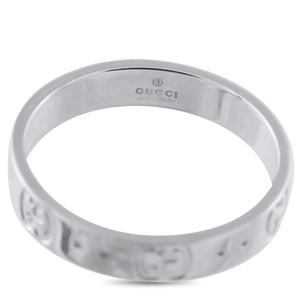 GucciIcon 18K White Gold Ring