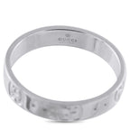GucciIcon 18K White Gold Ring