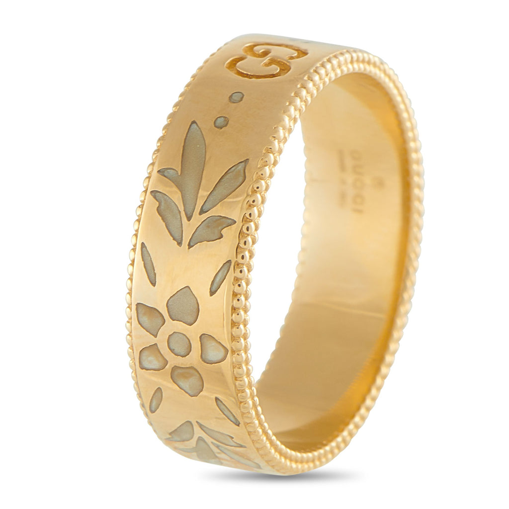 GucciIcon Blooms 18K Rose Gold Ring