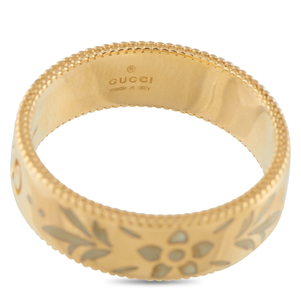 GucciIcon Blooms 18K Rose Gold Ring