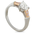 Harry Winston Platinum and 18K Rose Gold 0.72ct Diamond Ring