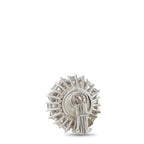 Harry Winston Platinum 3.20ct Diamond and Pearl Earrings