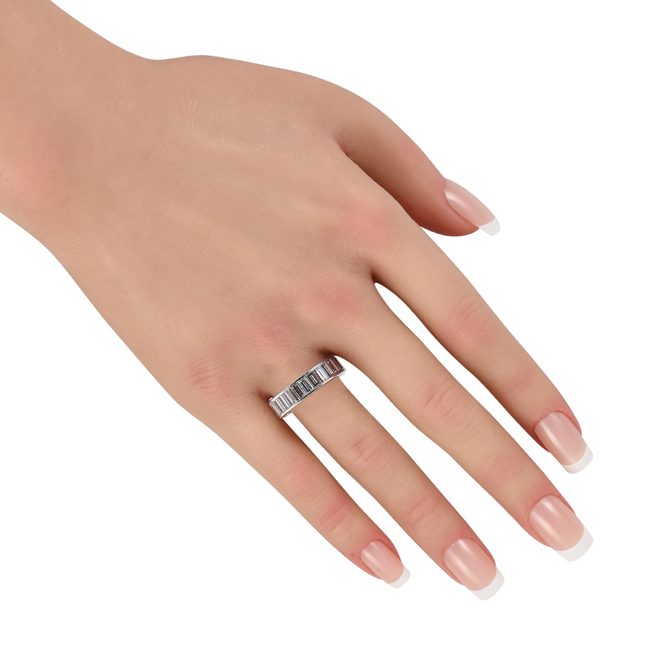 Harry Winston Platinum 5.40ct Diamond Eternity Band