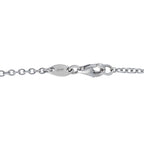 Hasba18K White Gold 0.85ct Diamond Bead Long Necklace