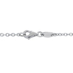 Hasba18K White Gold 0.85ct Diamond Bead Long Necklace