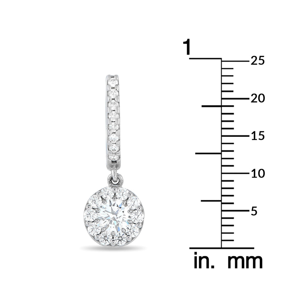 Hearts on Fire18K White Gold 1.15ct Diamond Earrings