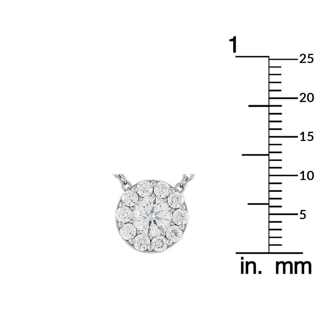 Hearts on Fire 18K White Gold 0.95ct Diamond Necklace