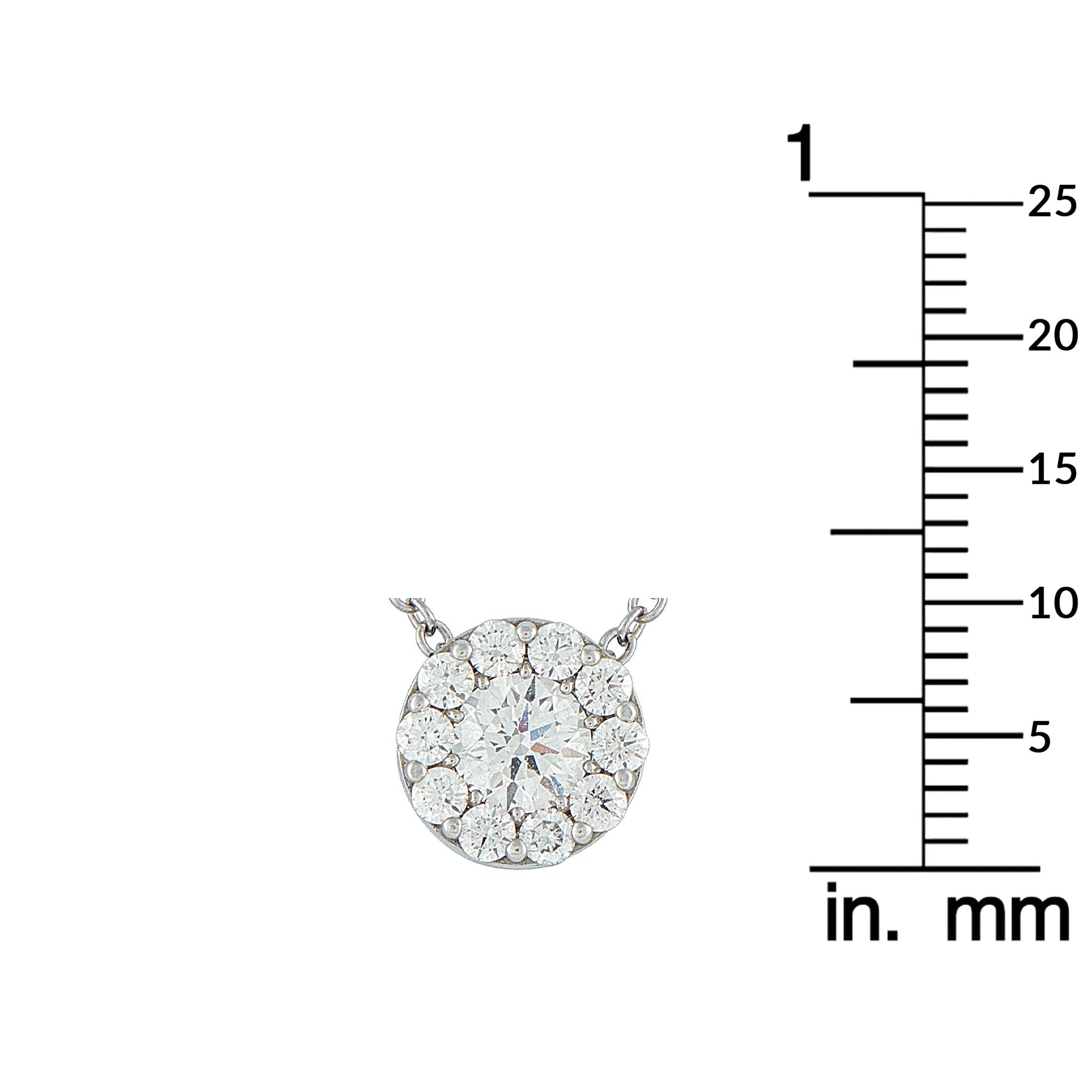 Hearts on Fire 18K White Gold 0.95ct Diamond Necklace