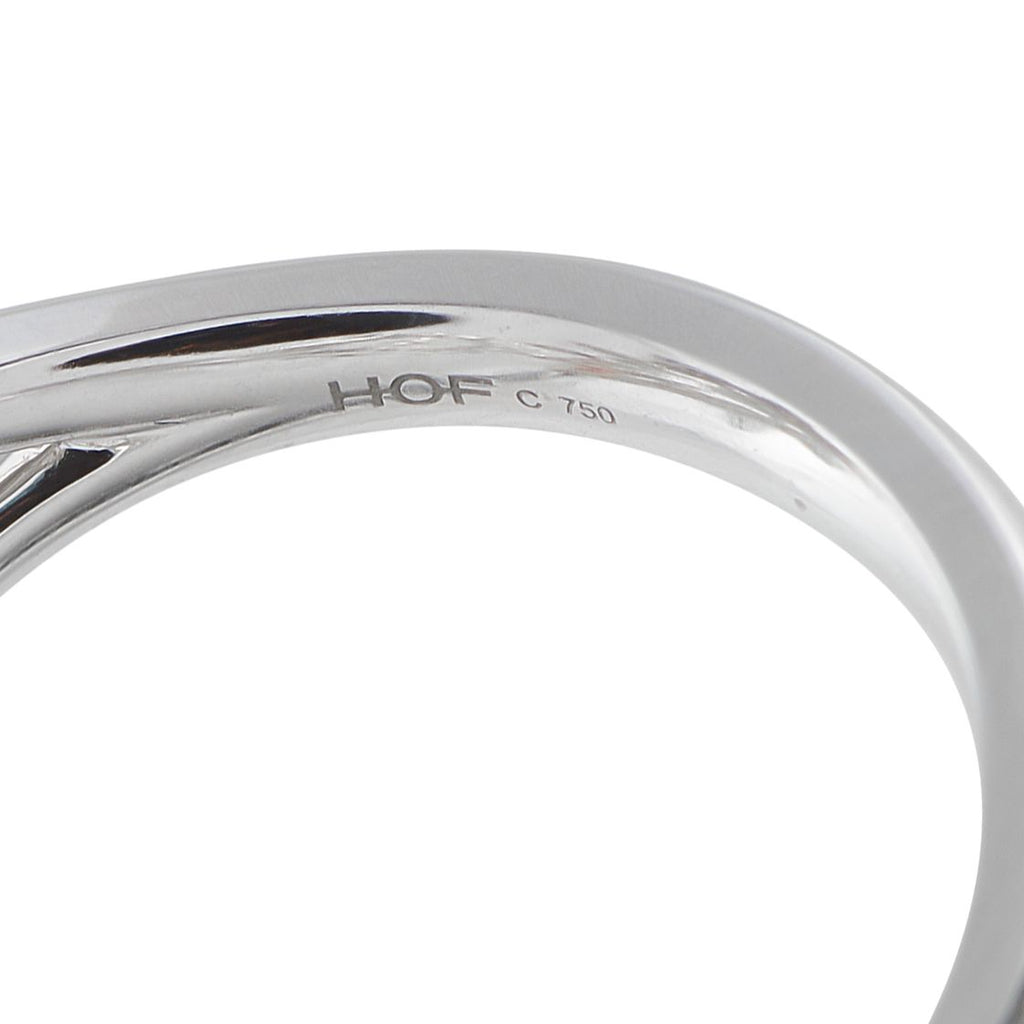 Hearts on FireAerial 18K White Gold 0.83ct Diamond Double Sunburst Ring