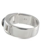 HERMES 18K White Gold Quartz Ring