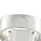 Hermes 18K White Gold Quartz Ring