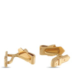 Hermes 18K Yellow Gold Belt Buckle Cufflinks
