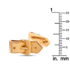 Hermes 18K Yellow Gold Belt Buckle Cufflinks