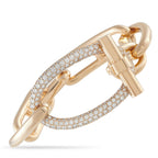 Hermes Hermès Adage 18K Rose Gold 5.50ct Diamond Bracelet