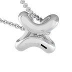 HERMES Lima 18K White Gold 0.90ct Diamond Pendant