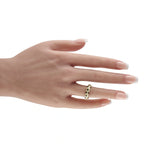 Hidalgo 18K Yellow Gold Enamel Band