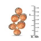 H. STERN Iris 18K Rose Gold Diamond Earrings