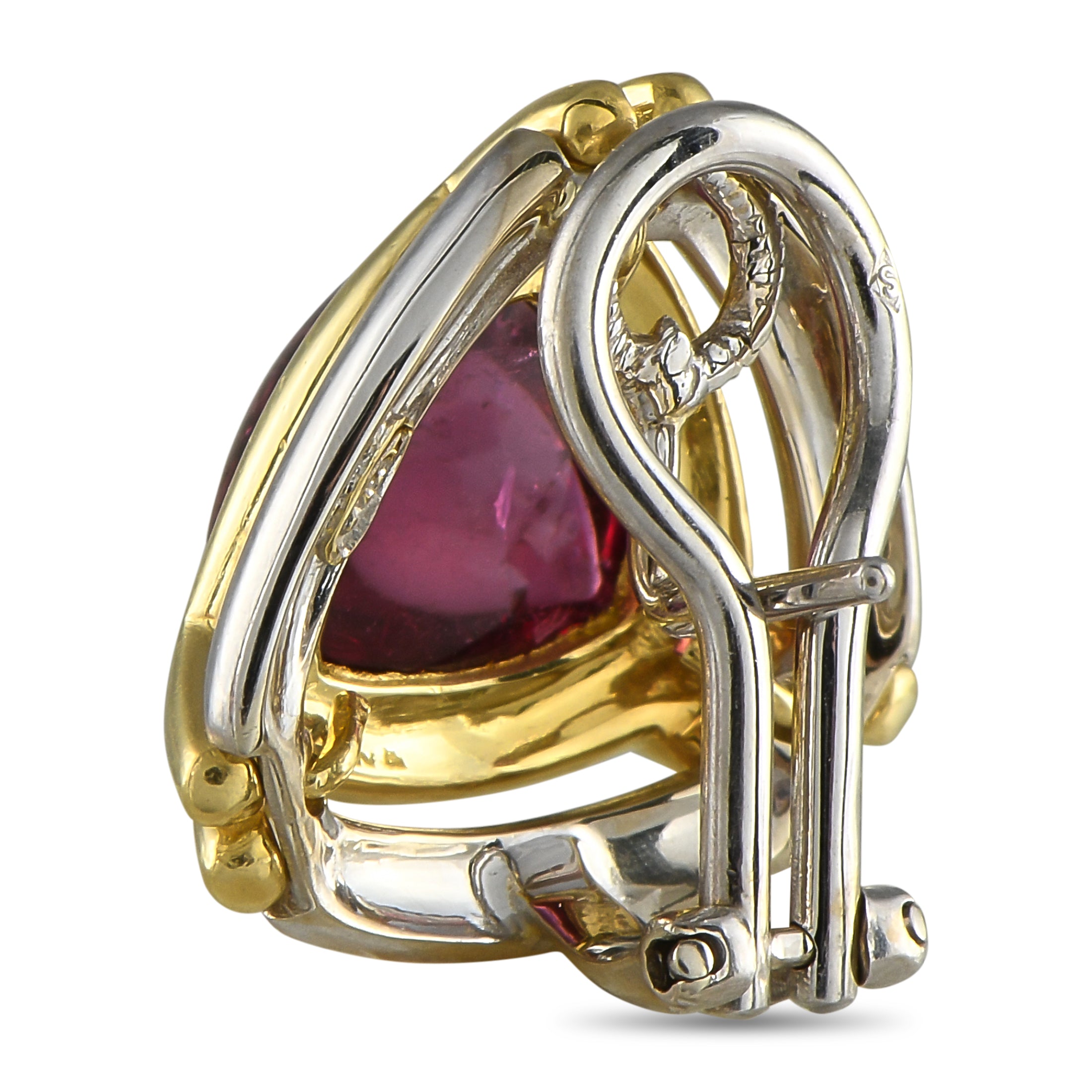 H. Stern 18K Yellow Gold Tourmaline Earrings