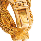 Ilias Lalaounis 18K Yellow Gold Woven Rope Earrings