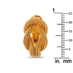 Ilias Lalaounis 18K Yellow Gold Woven Rope Earrings