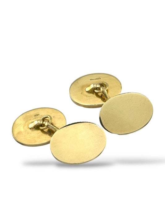 Vintage Tiffany & Co. 14K Yellow Gold Cufflinks