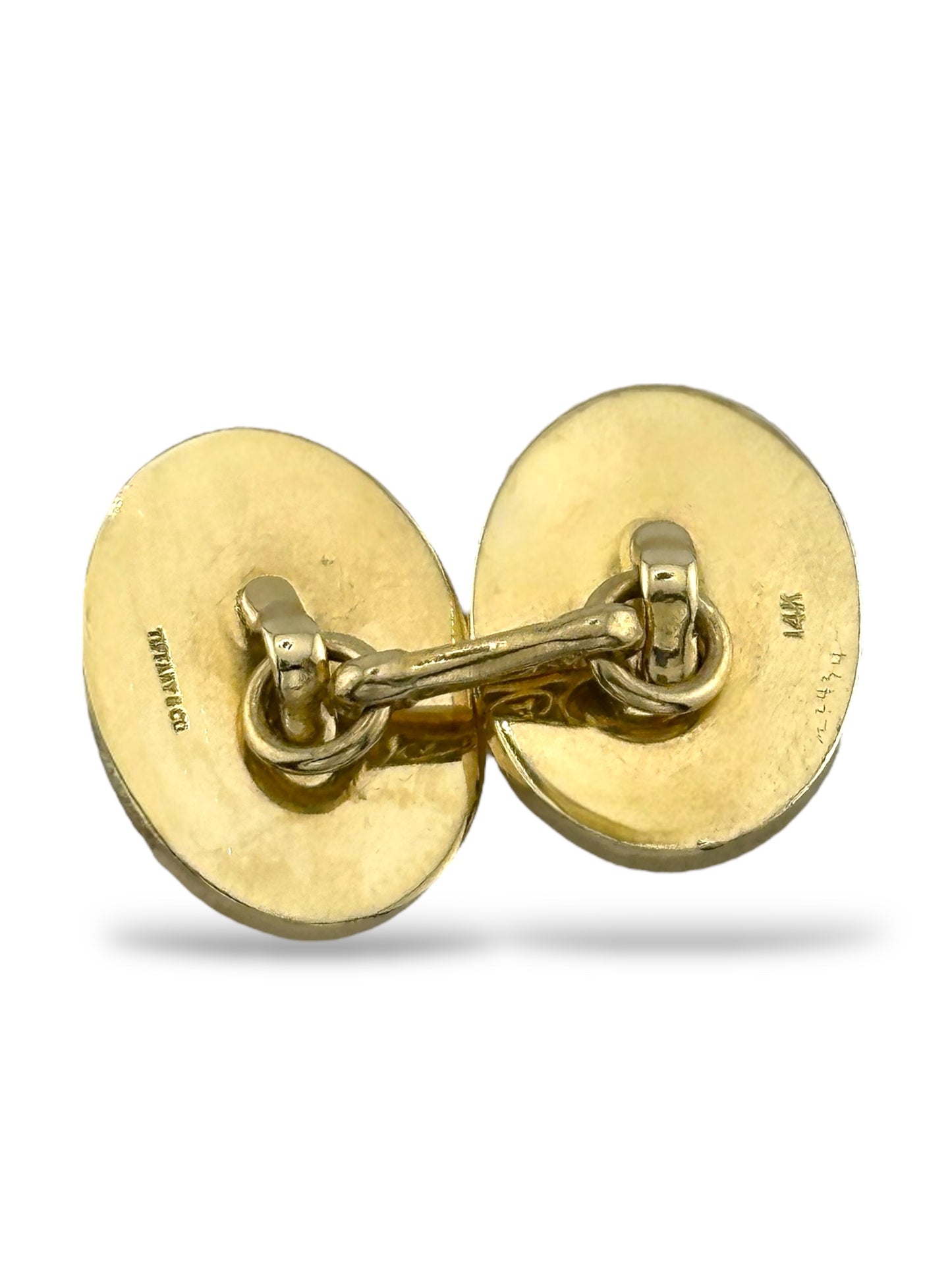 Vintage Tiffany & Co. 14K Yellow Gold Cufflinks