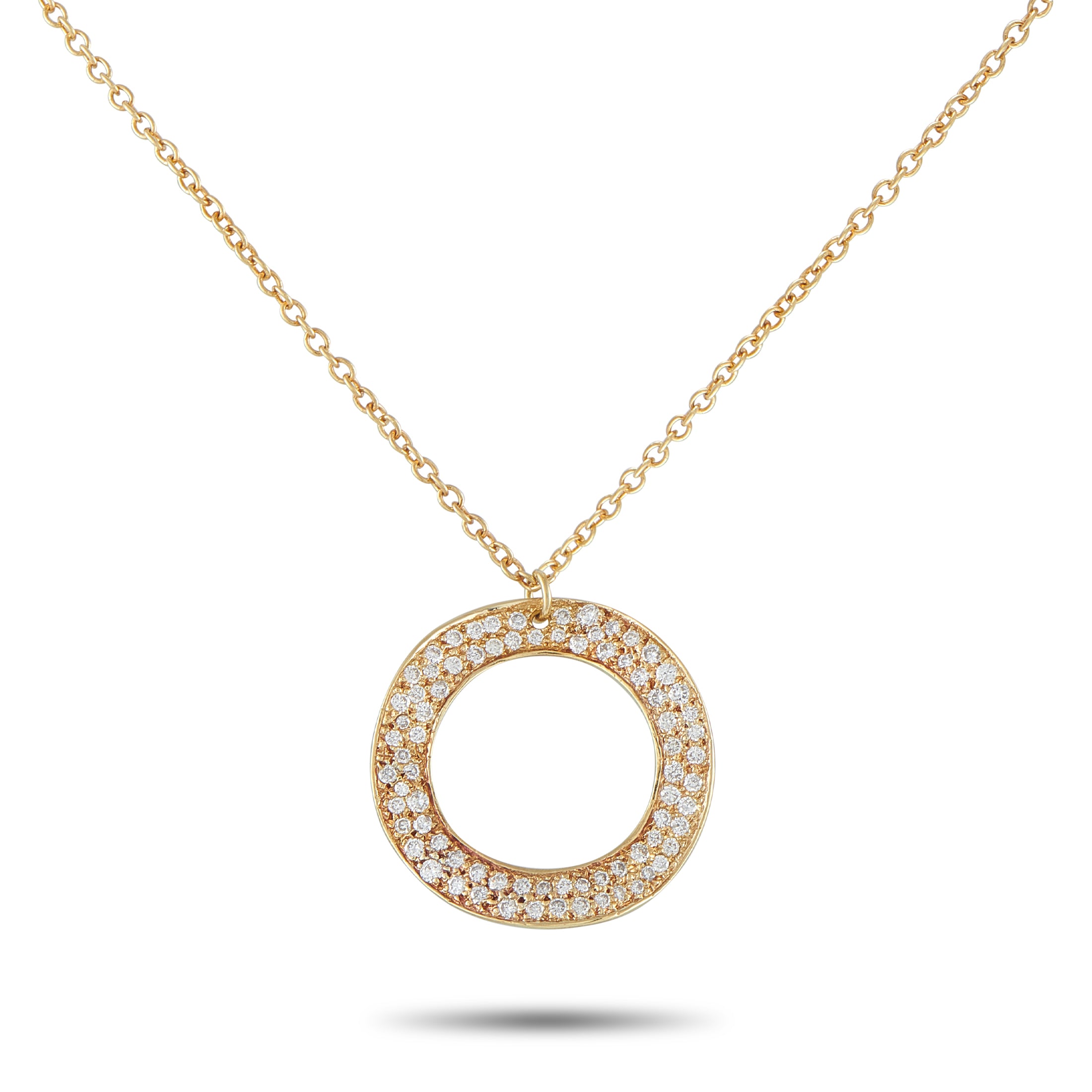 IPPOLITA 18K Yellow Gold 0.68ct Diamond Pendant