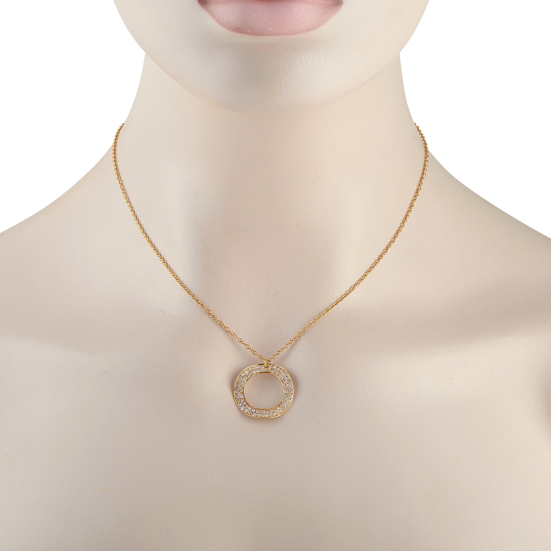 IPPOLITA 18K Yellow Gold 0.68ct Diamond Pendant