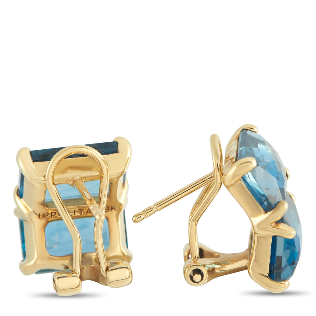 IPPOLITA 18K Yellow Gold Topaz Earrings