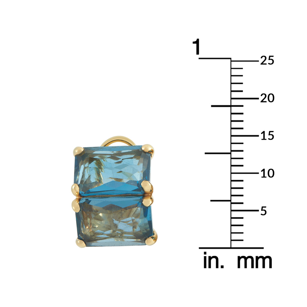 IPPOLITA 18K Yellow Gold Topaz Earrings