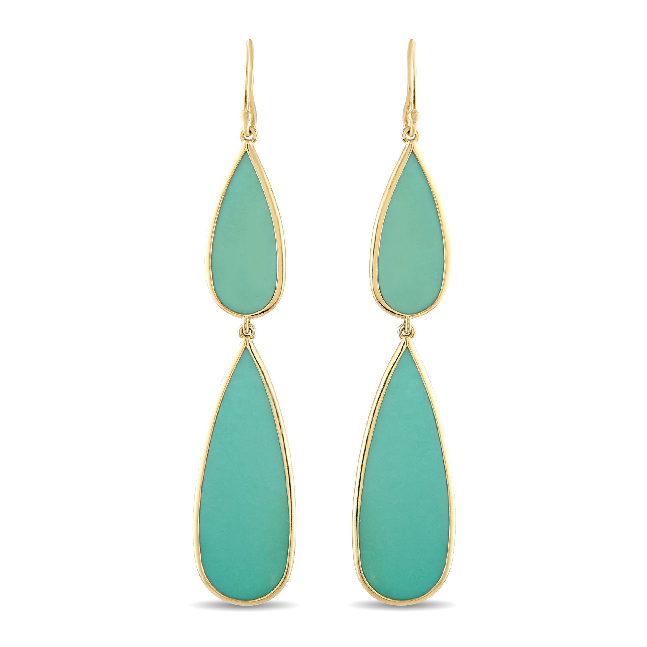 IPPOLITA 18K Yellow Gold Turquoise Earrings