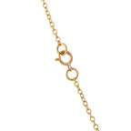 18K yellow gold chain with oval links and spring-ring clasp