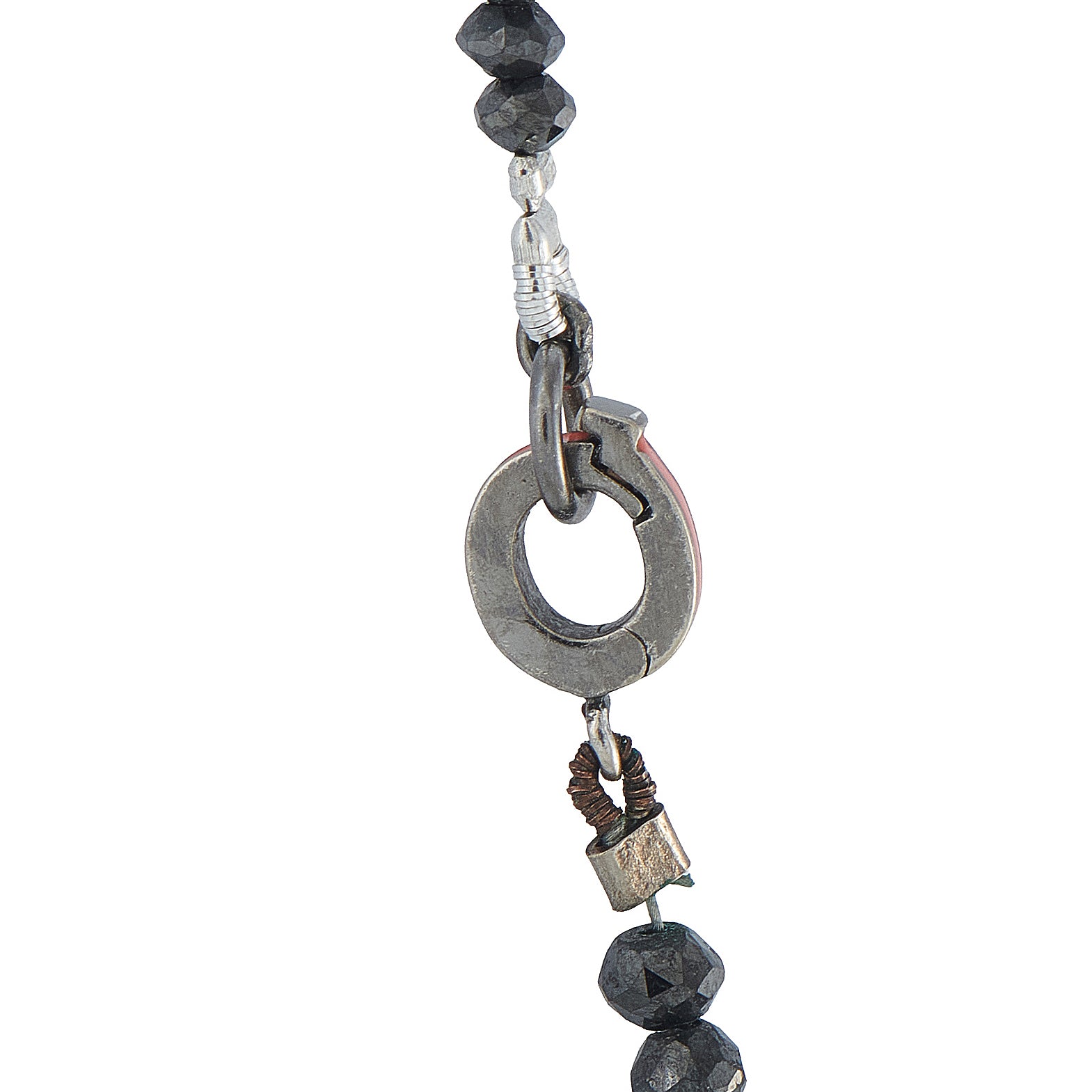 Ivanka Trump 18K White Gold Black Diamond Tassel Pendant