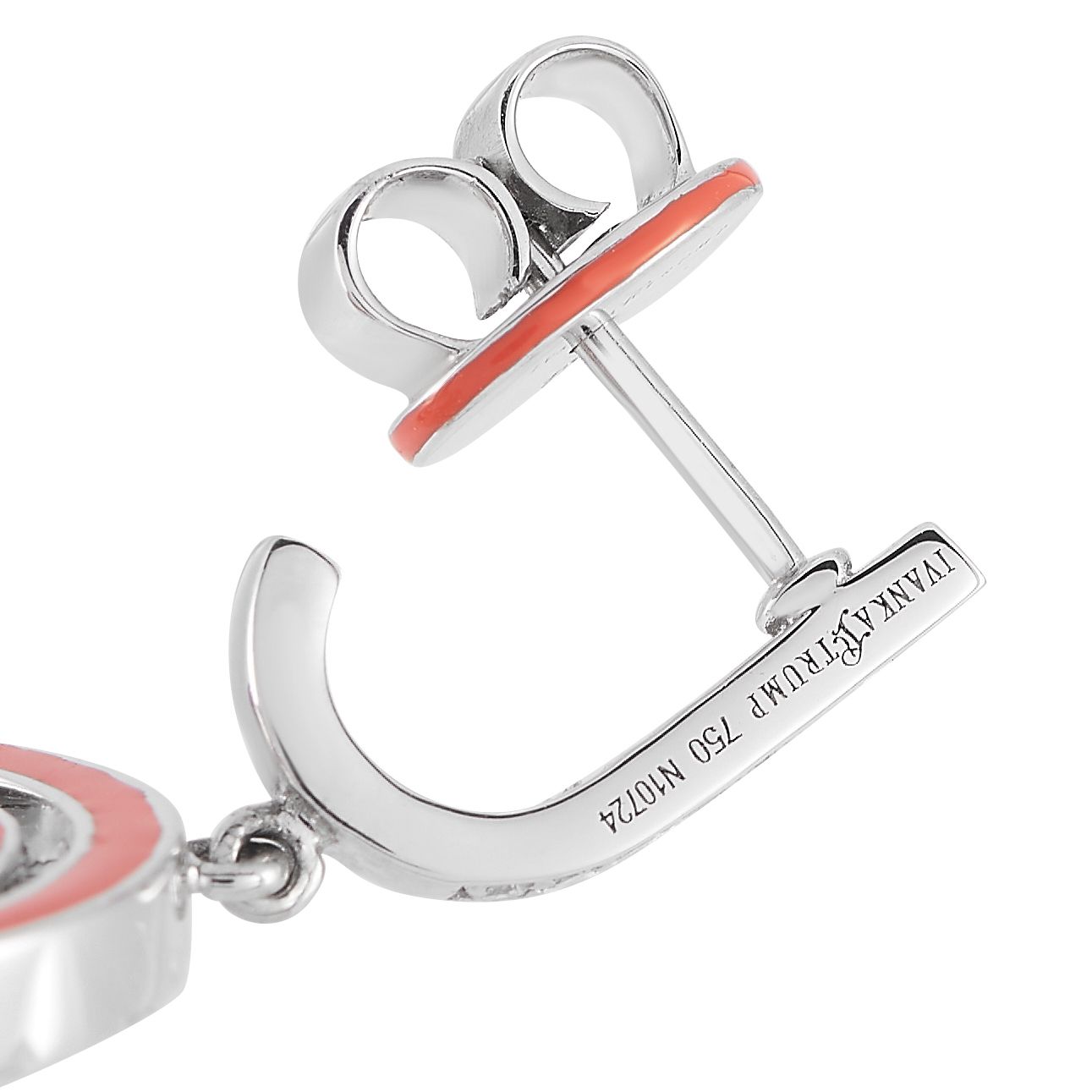 Ivanka Trump18K White Gold 2.48ct Diamond Drop Earrings