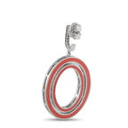 Ivanka Trump 18K White Gold 3.85ct Diamond and Enamel Drop Earrings
