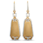 Ivanka Trump18K Yellow Gold 2.0ct Diamond Dangle Earrings - These Ivanka Trump earrings are simply stunning. Crafted from 18K Yellow Gold, the opulent design is elevated by sparking ins