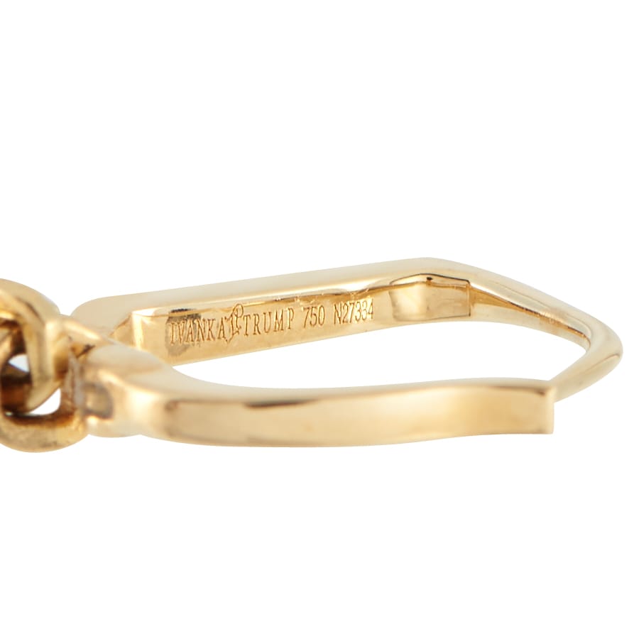 Ivanka Trump18K Yellow Gold 2.0ct Diamond Dangle Earrings