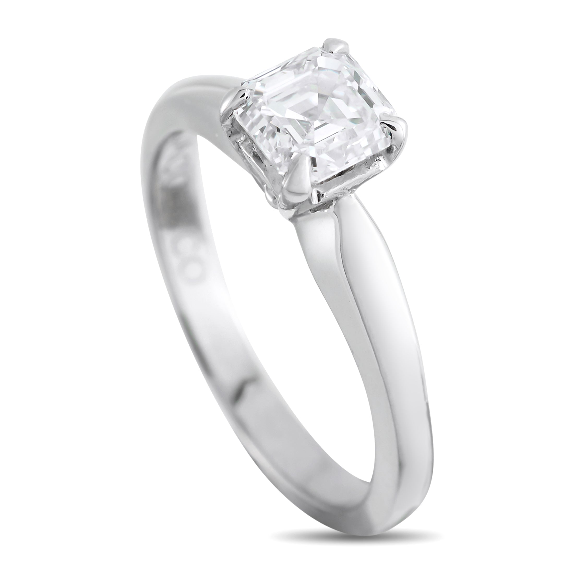 JACOB & CO Jacob & Co Platinum 1.01ct Diamond Solitaire Engagement Ring